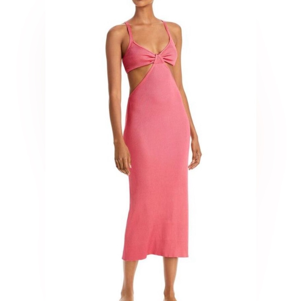 Serita Cut-Out Knit Maxi Dress NWT